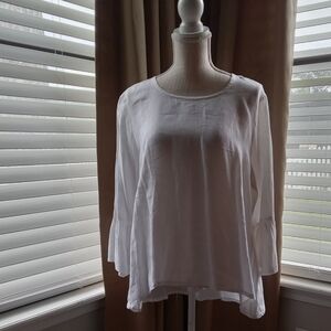 💯 linen whiteTunic Bryn Walker